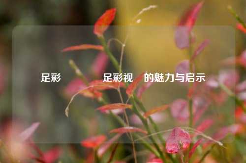 足彩視頻✌️足彩视頻的魅力与启示