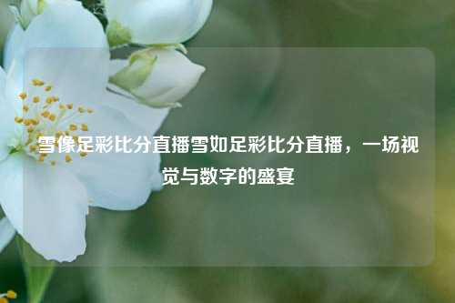 雪像足彩比分直播雪如足彩比分直播，一场视觉与数字的盛宴