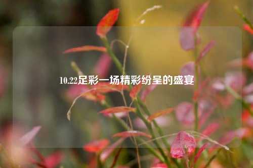 10.22足彩一场精彩纷呈的盛宴